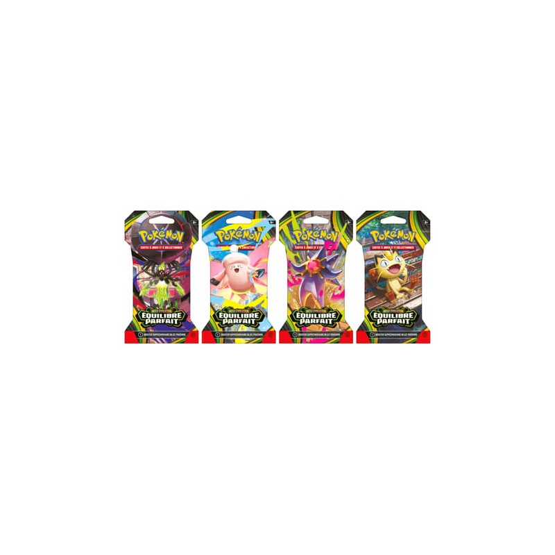 Pokémon JCC : Pack de Booster sous blister Méga-Évolution - ME03 Équilibre Parfait