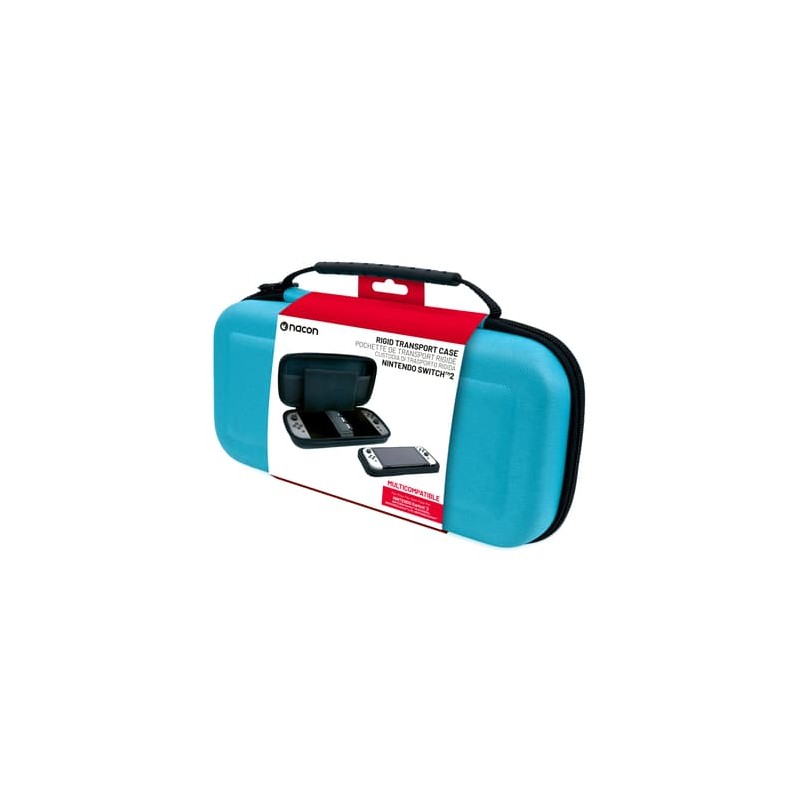 Pochette de transport rigide bleue pour Nintendo Switch 2