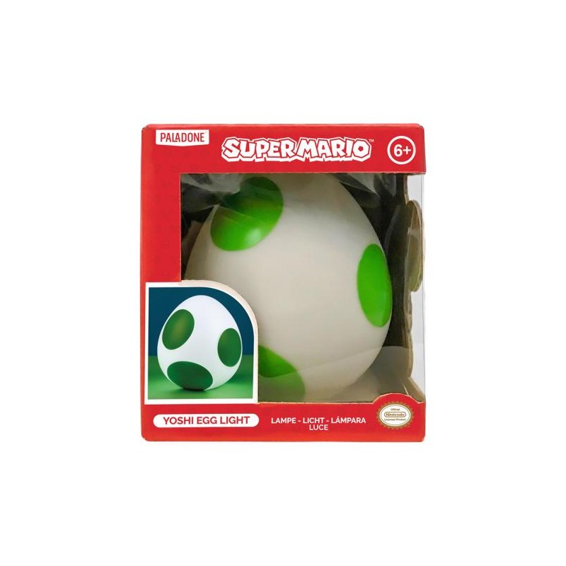 SUPER MARIO - Oeuf Yoshi - Lampe Décorative 13cm
