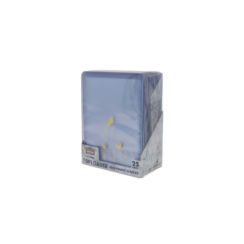Ultra Pro - Pokémon JCC - Pack combiné de Toploader et pochettes de protection Penny Sleeves Pikachu