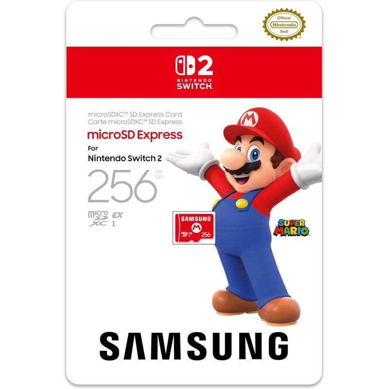 Nintendo Carte mémoire micro SD express 256 Go SanDisk