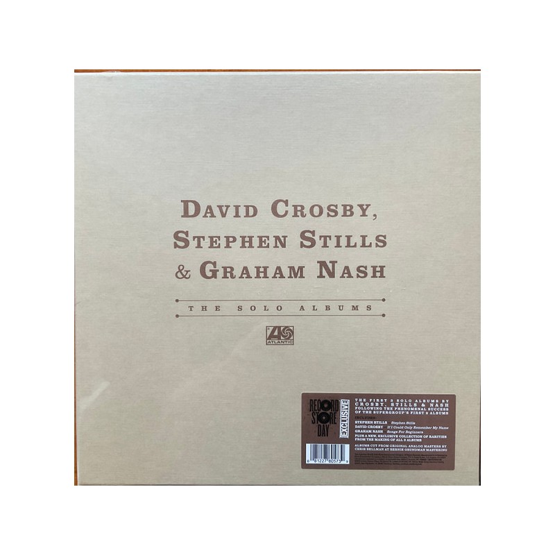 David Crosby, Stephen Stills & Graham Nash – The Solo Albums RSD
