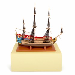 Figurine de collection Tintin, la maquette de la Licorne 20cm
