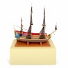 Figurine de collection Tintin, la maquette de la Licorne 20cm