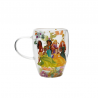 Verre avec fleurs sechées Princesses Disney
