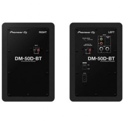 Paire D'Enceintes De Monitoring Pioneer Dj Dm-50D-Bt - Bluetooth - Bass Reflex - 2X25W - Mode Dj Ou Production - Noir