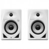 Paire D'Enceintes De Monitoring Pioneer Dj Dm-50D-Bt-W - Bluetooth - Bass Reflex - 2X25W - Mode Dj Ou Production - Blanc