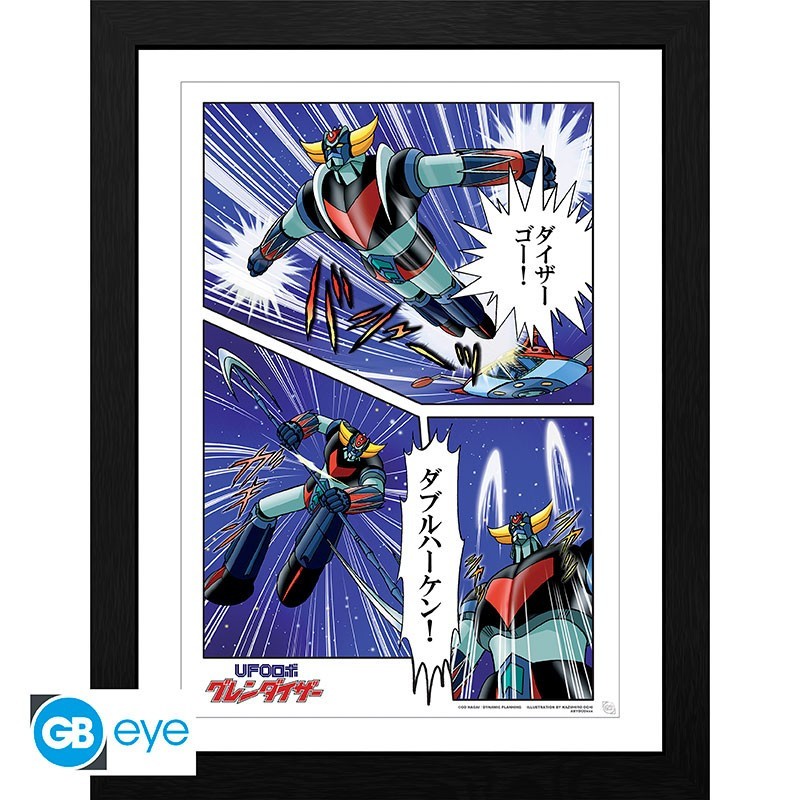 GOLDORAK - Collector Print 30X40 - Goldorak en action