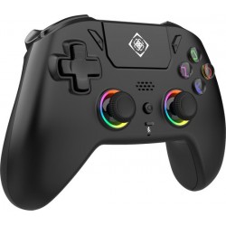Manette Deltaco Gaming PS5 Pro - Manette sans fil - Effet Hall - RVB - Bluetooth/ 2,4 GHz - PS5