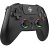 Manette Deltaco Gaming PS5 Pro - Manette sans fil - Effet Hall - RVB - Bluetooth/ 2,4 GHz - PS5