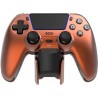 227755 Deltaco Gaming PS5 Wireless Pro Controller with Charge Station - No Stickdrift - Orange Copper (PS5, PC,Android, iOS)