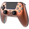 227755 Deltaco Gaming PS5 Wireless Pro Controller with Charge Station - No Stickdrift - Orange Copper (PS5, PC,Android, iOS)