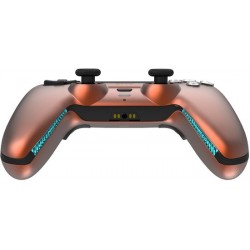 227755 Deltaco Gaming PS5 Wireless Pro Controller with Charge Station - No Stickdrift - Orange Copper (PS5, PC,Android, iOS)