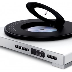 Mixx Analog Plus - Platine Disques Entièrement Automatique - avec Lecteur CD Intégré - Wit