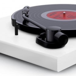 Mixx Analog Plus - Platine Disques Entièrement Automatique - avec Lecteur CD Intégré - Wit