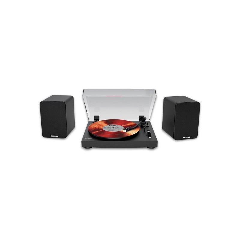 Mixx Analog System 5 - Platine Vinyl + Enceintes sans fil - Bluetooth - Noir