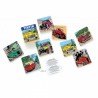 Sous-verres Tintin - collection de voitures - 8 pièces - 10x10cm