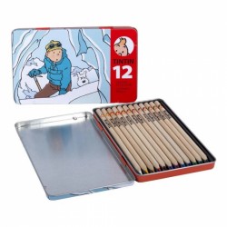 Boîte en métal Tintin avec...