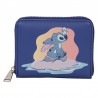 Disney Loungefly Portefeuille Lilo And Stitch Minimal Sitting On Rock With Bird