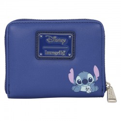 Disney Loungefly Portefeuille Lilo And Stitch Minimal Sitting On Rock With Bird