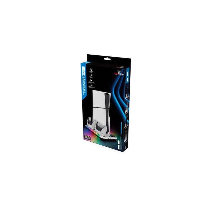 EgoGear - SCH35 - Base RGB de refroidissement et de charge pour PS5 et PS5 Slim