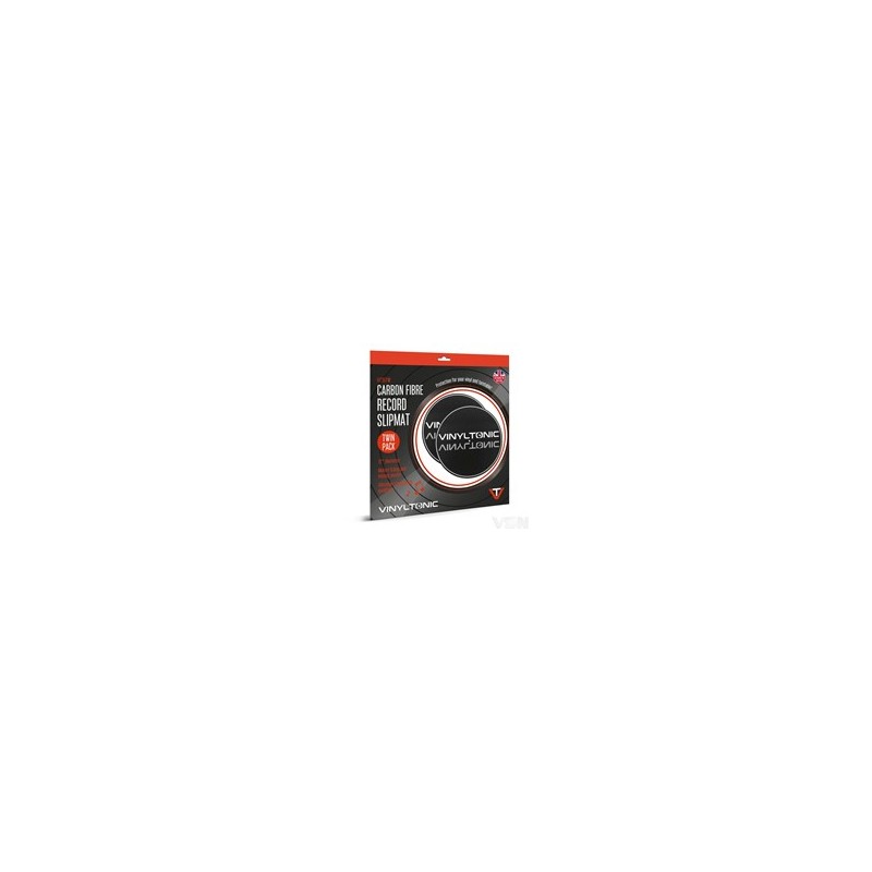 Vinyl Tonic Carbon Twin Fibre Record Slipmat(2X)