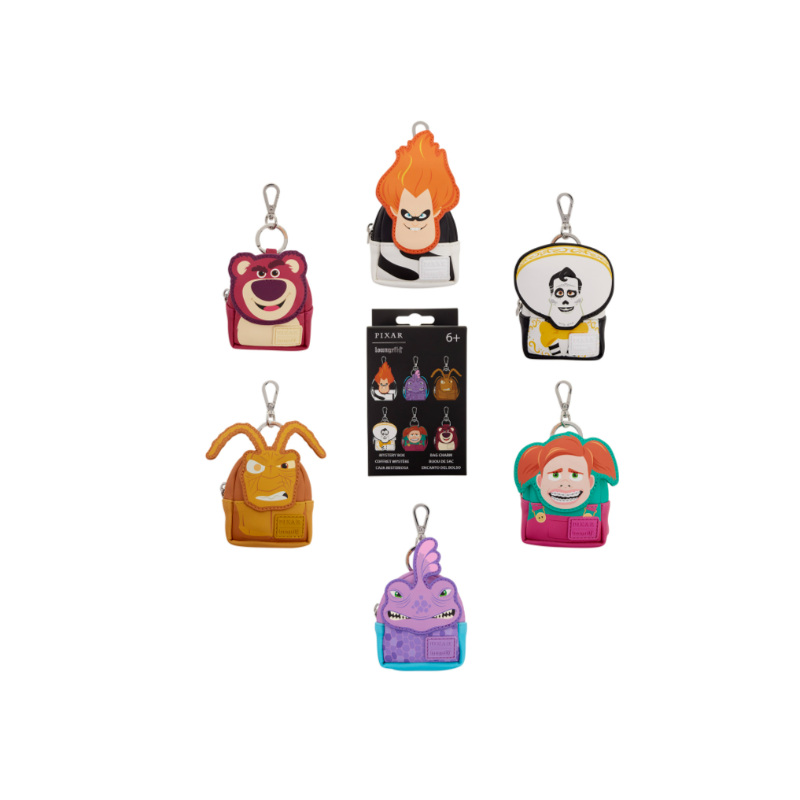 DISNEY - Pixar Rivals - Mini Backpack Bag Charm Loungefly Mystery Box
