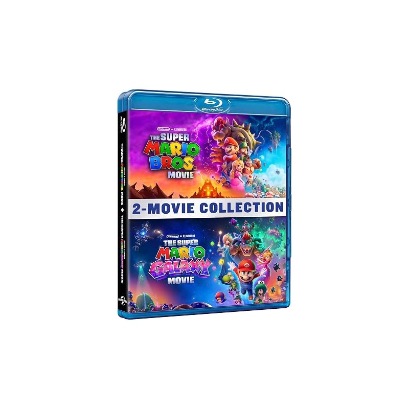 Super Mario Bros. le film + Super Mario Galaxy, le film BLU RAY