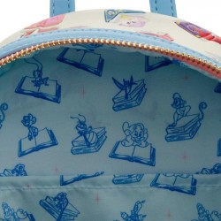 DISNEY - Princess Books - Sac à dos LoungeFly '23x25x11cm'