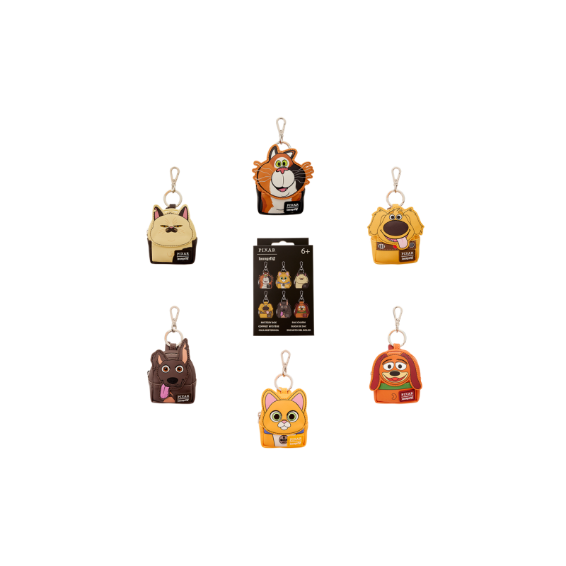 PIXAR - Chien Et Chat - Mini Backpack Bag Charm Loungefly Mystery Box