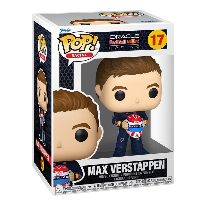 RED BULL - POP Racing N° 17 - Verstappen (Tenant Casque)