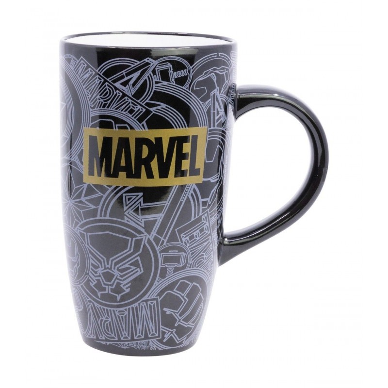 Marvel - Mug Latte Céramique "Golden Treasure" en Boîte Cadeau 680ml