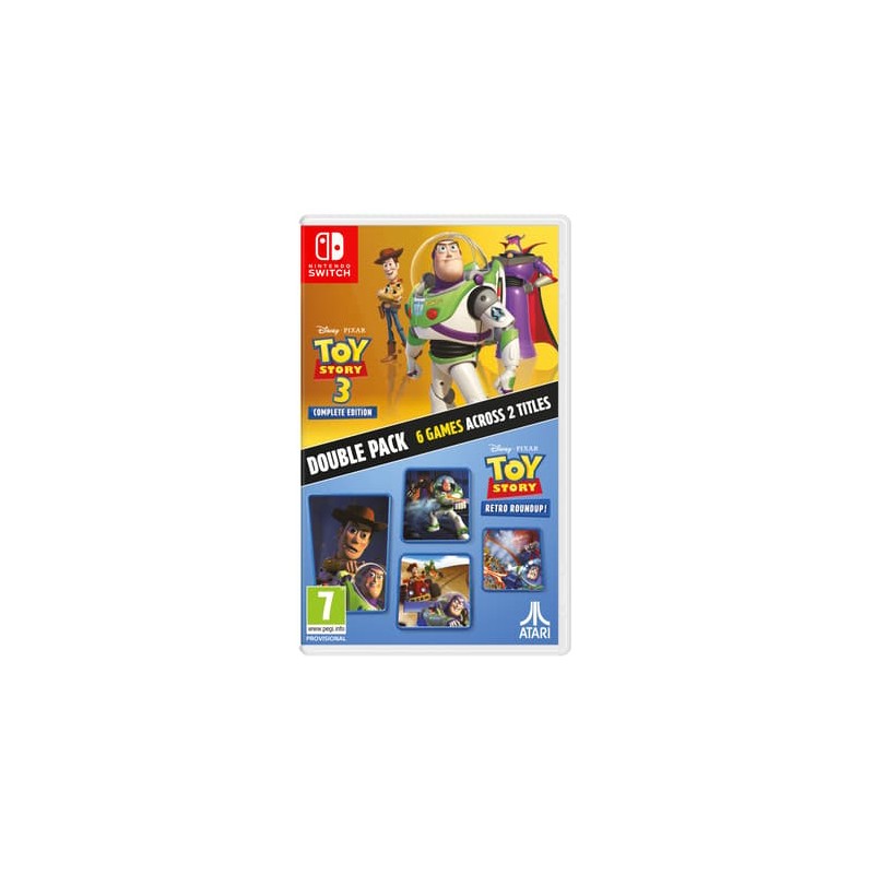 Disney-Pixar Toy Story: Retro Roundup! + Toy Story 3 Complete Edition Double Pack - Nintendo Switch
