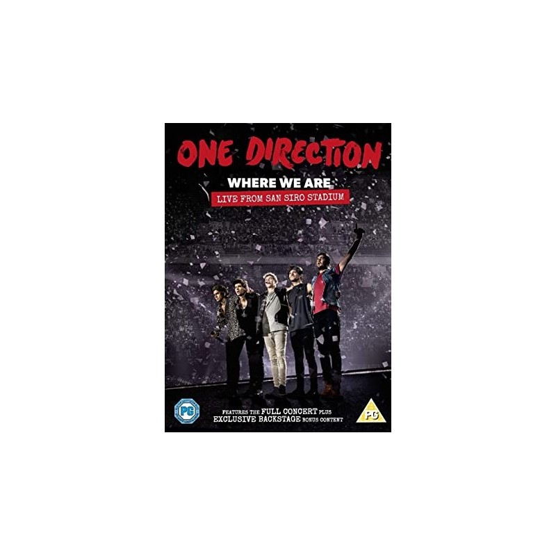 ONE DIRECTION - WHERE WE ARE LIVE FROM SAN SIRO STADIUM DVD