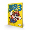 NINTENDO - SUPER MARIO BROS 3 - IMPRESSION SUR BOIS 40X59CM