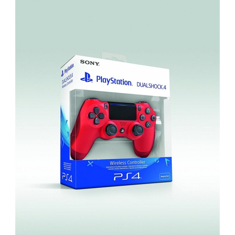 CONTROL PAD WIRELESS DUALSHOCK 4 OFFICIEL (RED) V2 - PS4