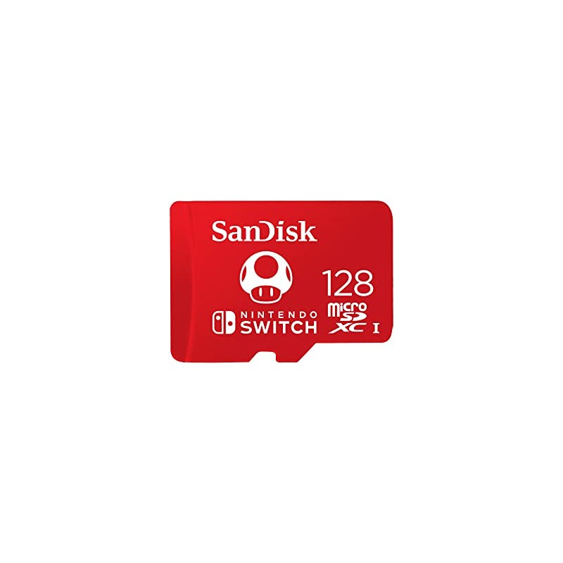 SanDisk Carte microSDXC UHS-I pour Nintendo Switch 128 Go - Produit sous licence Nintendo