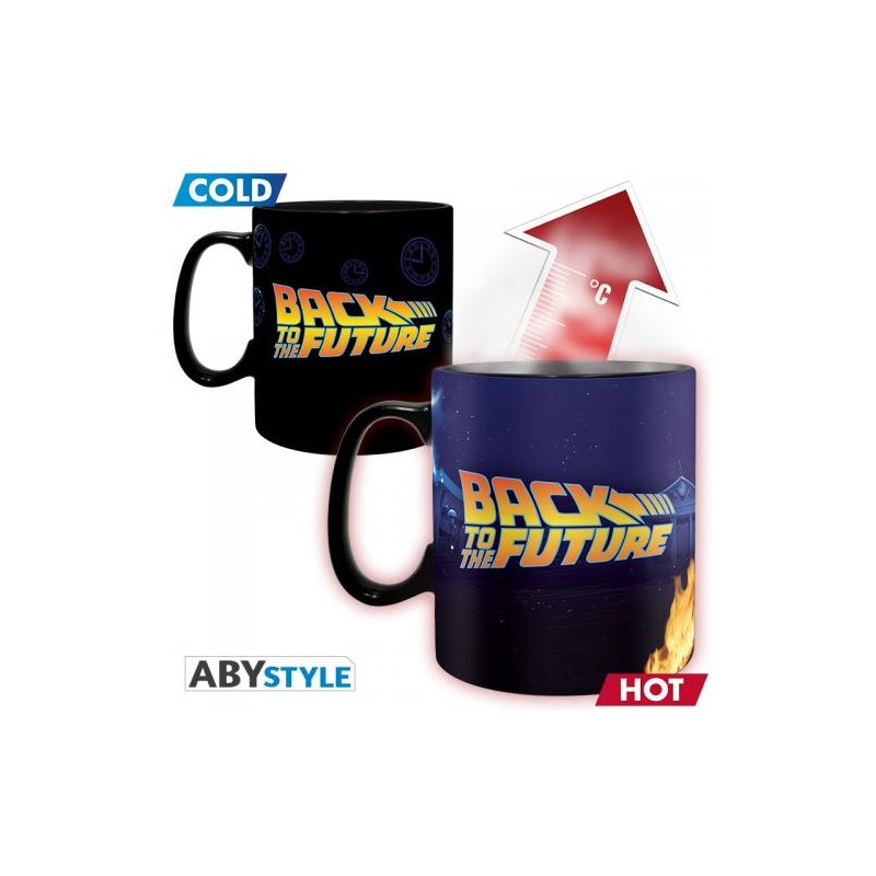 RETOUR VERS LE FUTUR - TIME MACHINE - MUG THERMORÉACTIF 460ML