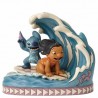 DISNEY TRADITIONS - LILO & STITCH CATCH THE WAVE - 13CM