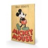 DISNEY - Mickey Mouse Color - Impression sur bois 40x59cm