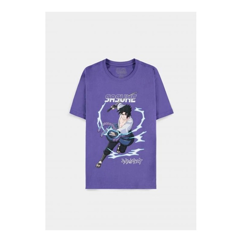 NARUTO - Sasuke Purple - T-Shirt Homme (L)