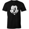 Disney - T-Shirt Noir Mickey Mouse faisant un clin d'oeil - S